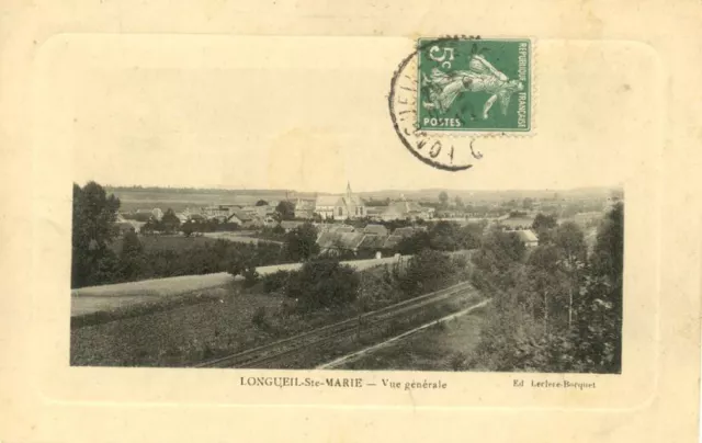 cpa LONGEIL SAINT MARIE general view