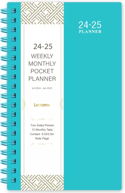 2024-2025 Pocket Planner/Calendar - Weekly & Monthly Pocket Planner, JUL. 2024 -