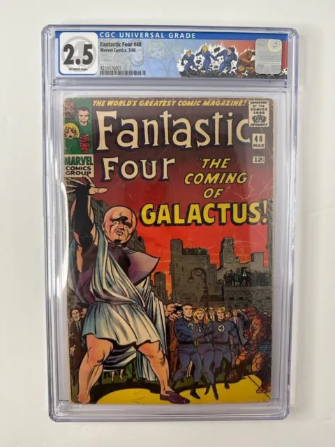 Fantastic Four #48 Marvel Comics Silver Age 1St Appearance Silver Surfer Cgc 2.5