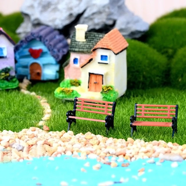 Micro Paisaje Silla de Jardín Adorno para Decoración Artesanal Hogar Hágalo usted mismo