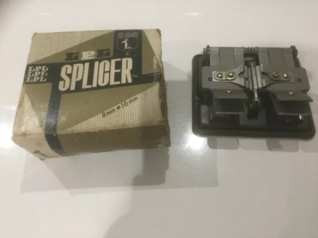 Vintage LPL Tape Splicer For 8mm & 16mm Cine Movie Film Untested