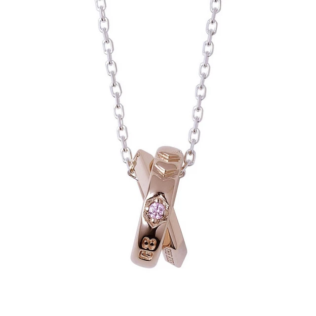 Evangelion Mari Makinami Illustrious Unit 08 Cross Ring Necklace Pendant Japan