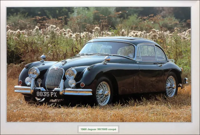 1960 Jaguar Xk150S Coupe Poster Page . Classic Car . J12