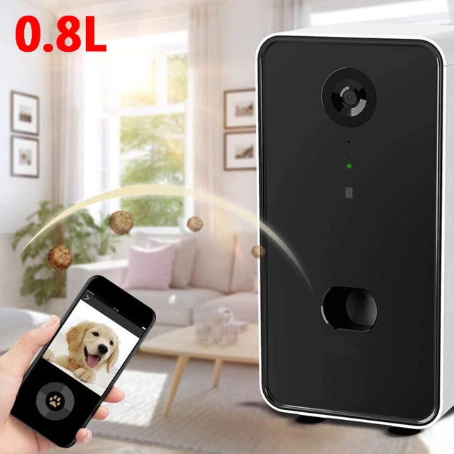 Smart Home Full HD Wifi Pet Camera And 2-Way Audio Automatic Pet Feeder For Dog