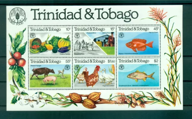 ANIMALS - BREEDING TRINIDAD & TOBAGO 1981 World Food Day Block