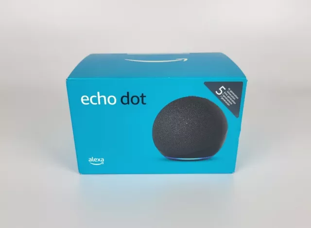Amazon Echo Dot 5. Generation - Smart Speaker Lautsprecher Anthrazit - Neu