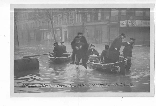 94 Maisons Alfort  Inondation 1910   Transport Des Habitants