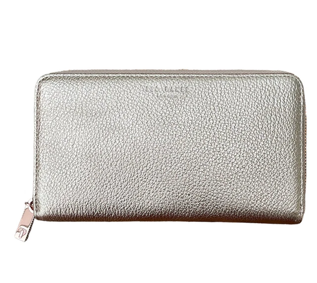 BNWT Ted Baker Pasy con Cerniera Pelle Matinée Borsetta Grande Portafoglio Rosa
