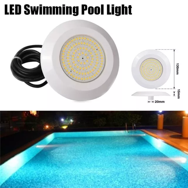108 LED 12V Swimming Pool Light Underwater Pond Submersible Spa Lamp Waterproof