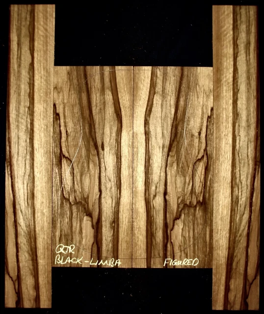 GUITAR LUTHIER TONEWOOD BLACK LIMBA Acoustic backs sides SET back side