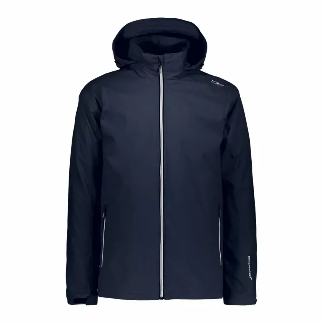 CMP Giacca da Esterno Man Cerniera Lampo Cappuccio + Detachble Inn.jacket Scuro