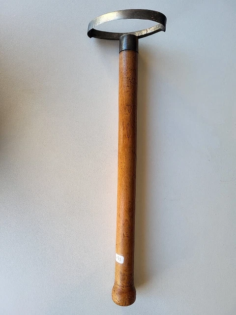 Hache Ancienne Vintage En Fer Forgé à La Main - Outil De Coupe Bois - 2 Pièces - Inde