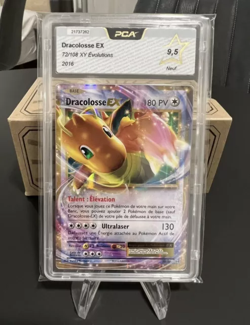 Dracolosse EX 72/108 XY Évolutions Neuf PCA PSA Carte Pokémon
