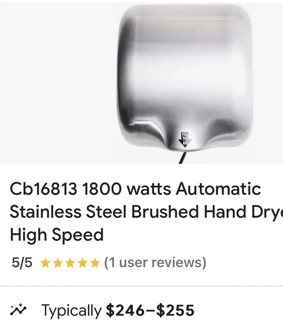 Commercial Hand Dryer