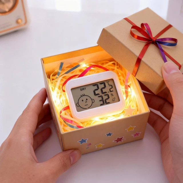 Mini orologio digitale da auto, cruscotto, interno veicolo, elettronico, universale, con data e calendario