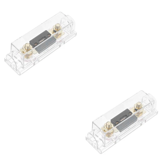 2x Supporto Fusibile Audio Auto Supporto Blocco Fusibili Auto Sistema Video Supporto Fusibile