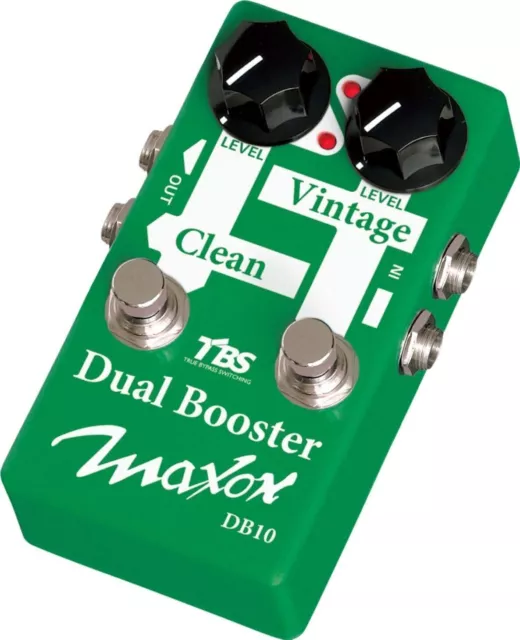 Maxon DB10 Dual Booster Guitar Effect Pedal Brand New