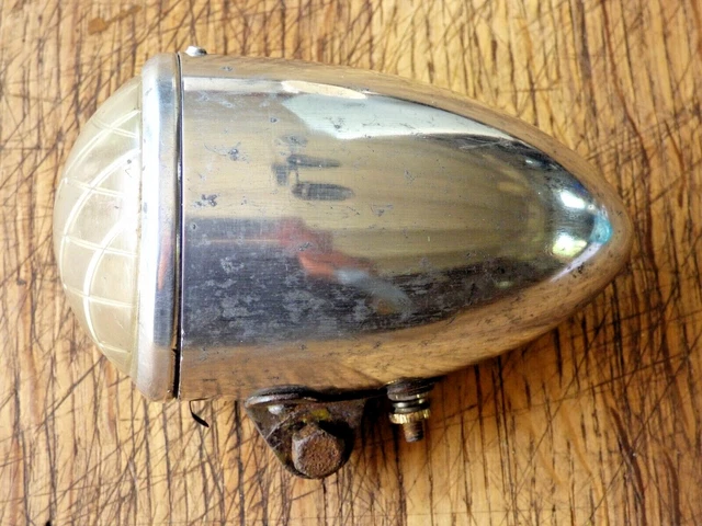 Phare obus vélo années 50 head light for old bike 1950's