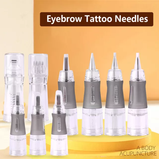 Disposable Eyebrow Tattoo Needles Microblading Semi-Permanent Makeup Cartri-wf