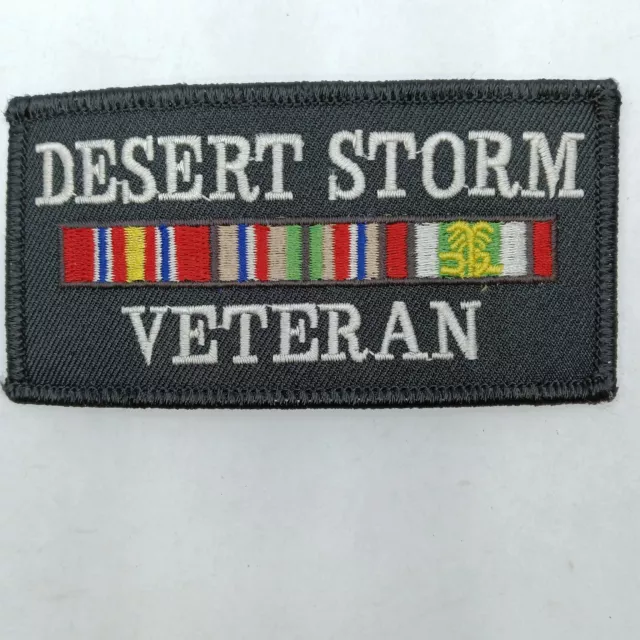 Desert Storm CAMPAIGN VETERAN W/ SERVICE RIBBON PATCH