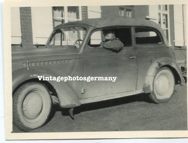 K5980 Foto WH PKW Auto Limousine Cabrio Soldat