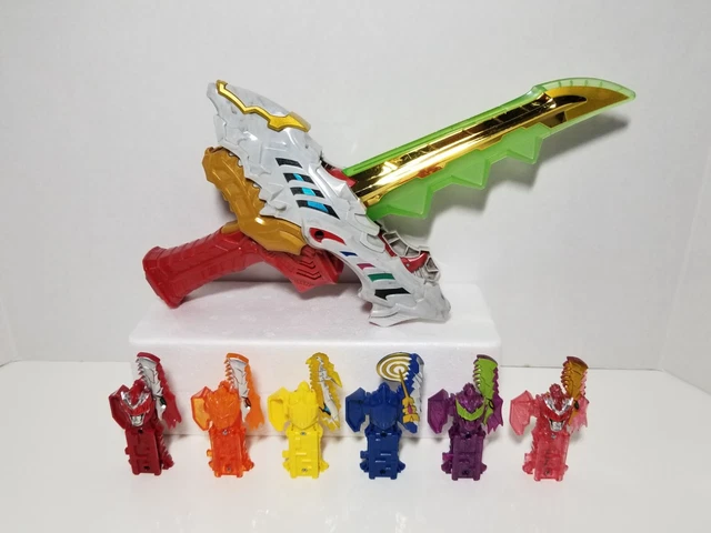 LOTTO DI CHIAVI Power Rangers Dino Fury Master Saber calibro Ryusoul ...