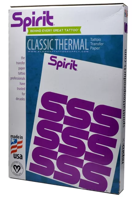 10x Spirit reproFX Purple Classic Thermal, Tattoo Stencil Papier, Matrizenpapier