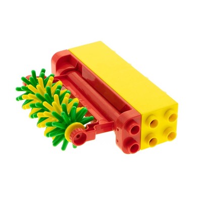 Duplo 1x Lego Duplo Avion Blanc Rouge B-Ware Abgenutzt Imprimé Globus 18721pb01 