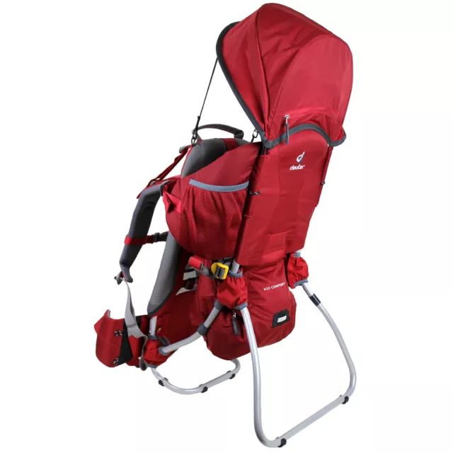 Deuter Kid Comfort 1 Kindertrage 14L Kraxe Wanderkraxe Wandertrage Cranberry