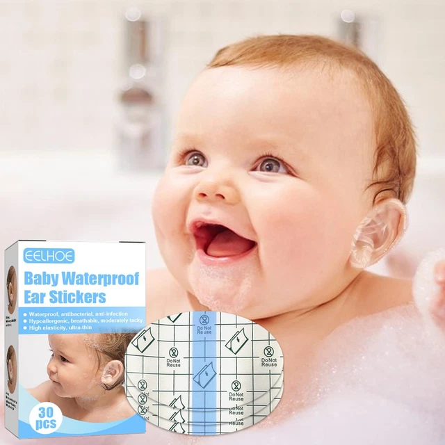 Baby Waterproof Ear Patch Baby Swimming Bath Shampoo Protect Ear 30X Ear M1Q7