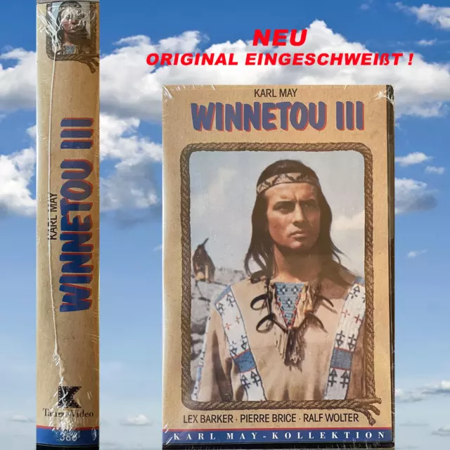 VHS Video Cassette Karl May *Winnetou III* Pierre Brice Lex Barker *Ungeöffnet*