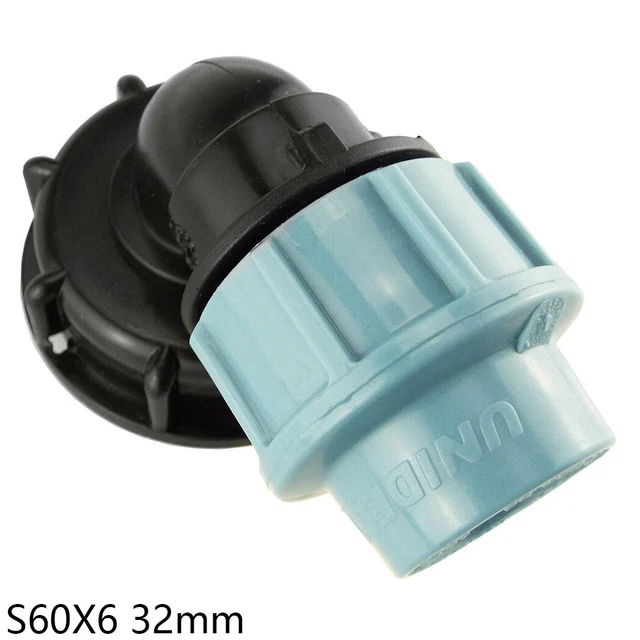 Adaptateur Réservoir IBC S60x6 - Raccord Pour Cuve Eau De Pluie - Jardin, Irrigation - Filetage 60mm - 4