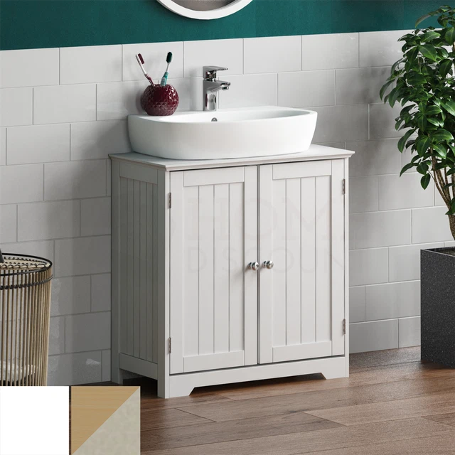 BATHROOM UNDER SINK Basin Storage Cupboard Vanity Door
