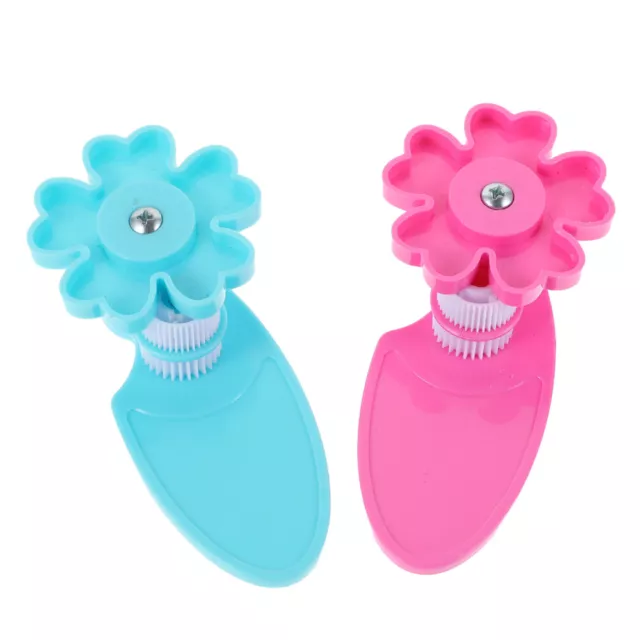 2 Pcs Plastic Pleator Paper Slip Wave Crimper Quilling Curler