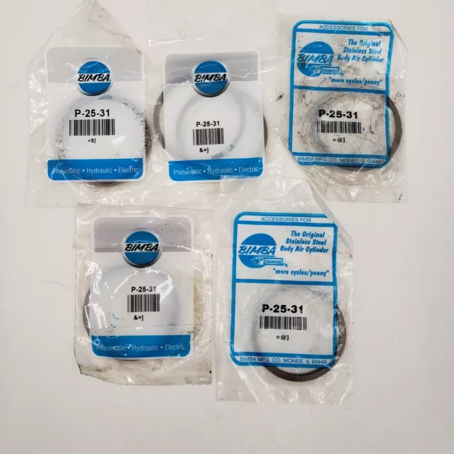 Bimba P-25-31 Repair Replacement Part P2531 Lot Of 5