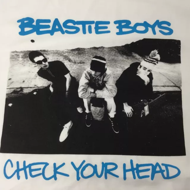 Beastie Boys White graphic T shirt / size XL new