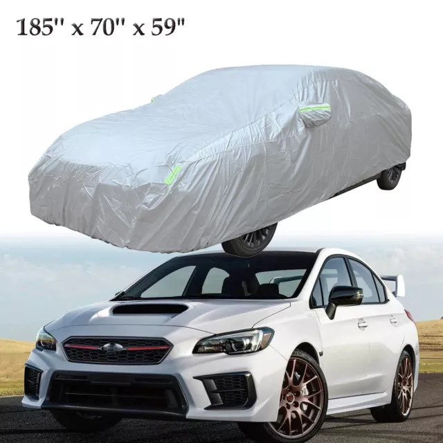 For Subaru WRX STI Full Car Cover Rain Sun UV Snow Dust Resistant Waterproof TN