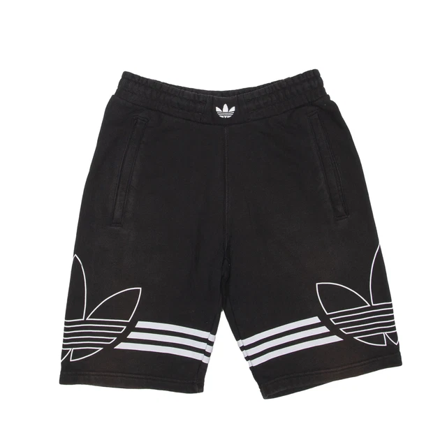 Pantaloncini casual Adidas neri da uomo regolari XS W26