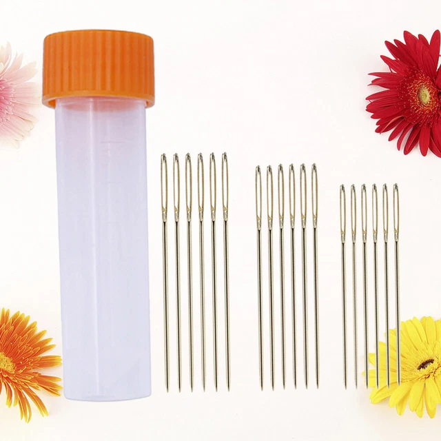 18 Pcs Gobelinnadeln Mit Gebogener Spitze Handnähnadeln Mit Großem Öhr