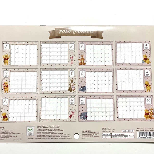 CALENDARIO DISNEY PO 2024 EUR 29,75 PicClick ES