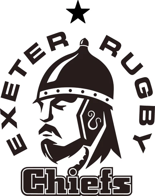 EXETER CHIEFS NEW logo vinyl decal / sticker car van window rugby vinyl