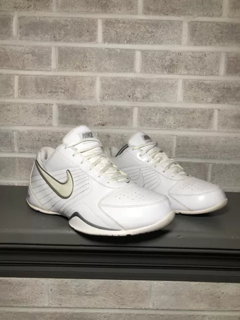 NIKE AIR BASELINE Low White Metallic Silver 386240 111 Men Size 10 27.92 PicClick UK
