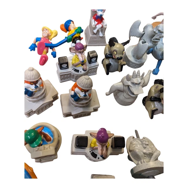 Burger King Happy Meal Toys 1990s Giant Lot Mixed Vintage Gargoyles Disney 3