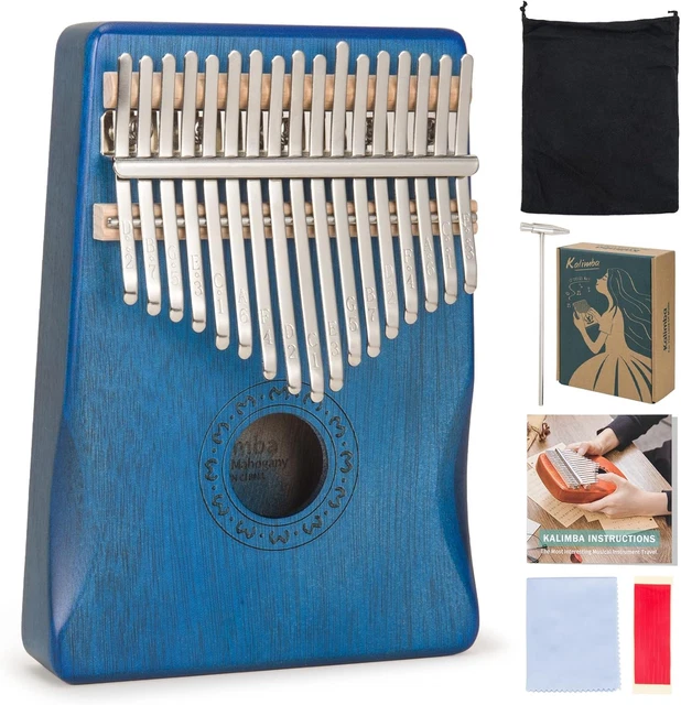 Kalimba 17 Tasti Con Supporto - Pianoforte Da Pollice Per Principianti