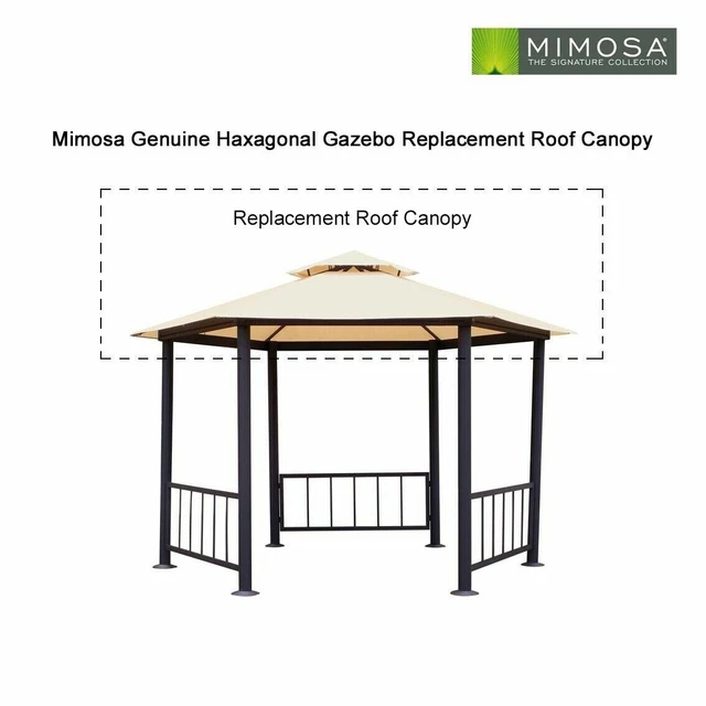GENUINE REPLACEMENT ROOF Canopy for Mimosa 3m x 4m Cairo Gazebo