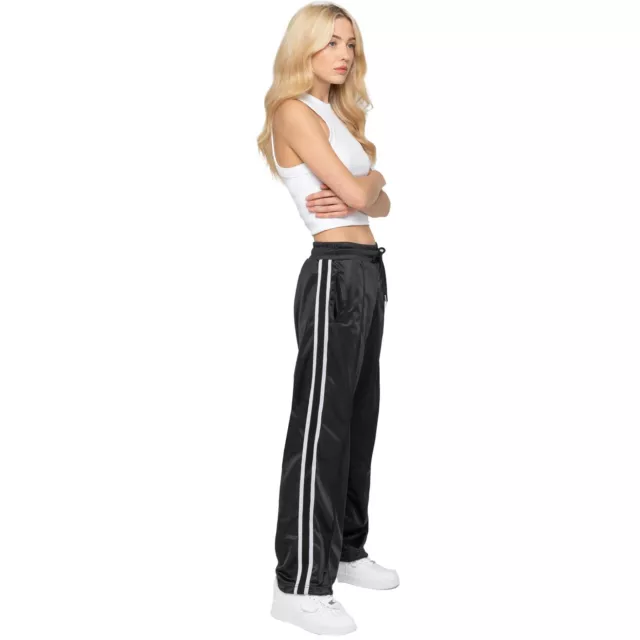 Enzo Womens Poyester Trackpants Pants Ladies Stretch Gym Sports Yoga Trousers