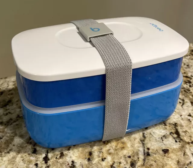Bentgo Classic All-in-One Stackable Bento Lunch Box Blue NEW 13B