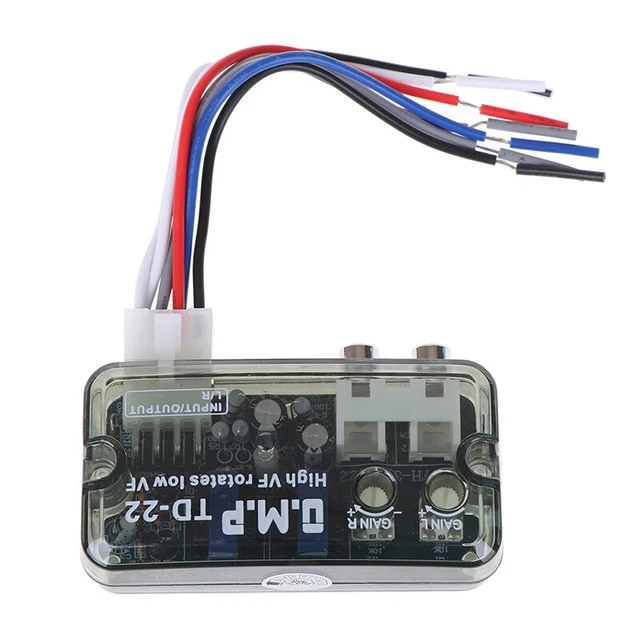 DurableAdjustable Line Control Output Impédance Converter Stereo Rca Amplificateur