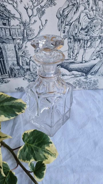Ancienne Carafe En Cristal Napoleon Iii