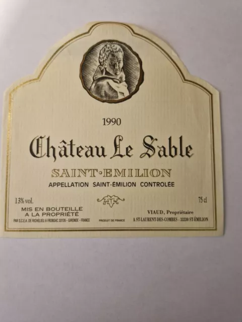 ÉTIQUETTE DE VIN SAINT EMILION G.C. Château JEAN VOISIN 1978 EUR 2,00 ...